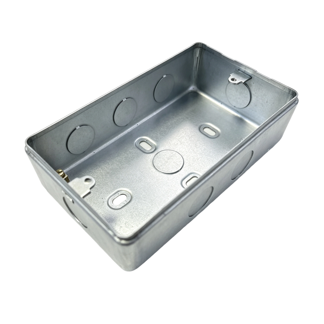 2Gang Metal-Clad Surface Mounting Box 
