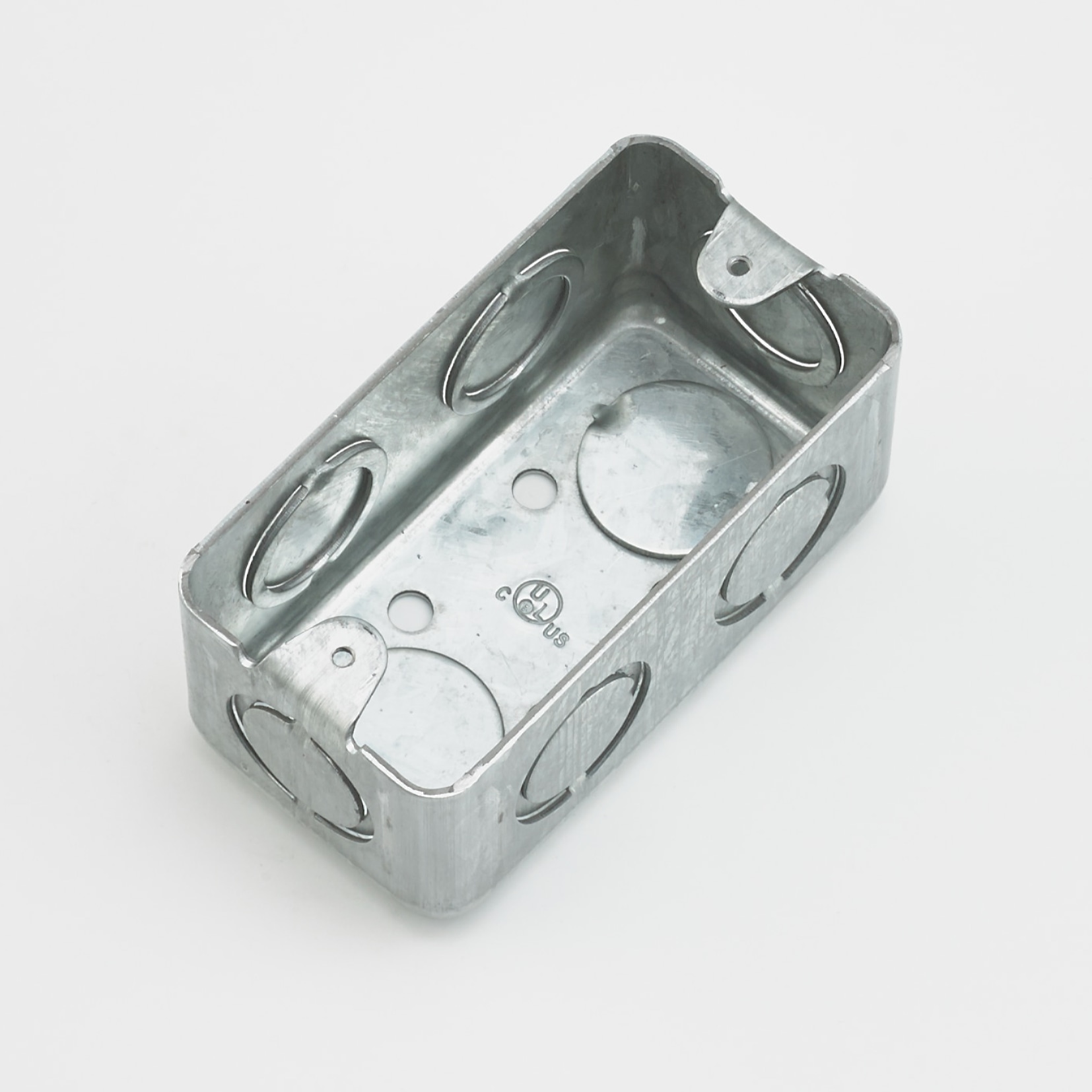 4" x 2-1/8" Drawn Rectangular Conduit Boxes (1-7/8"Deep)